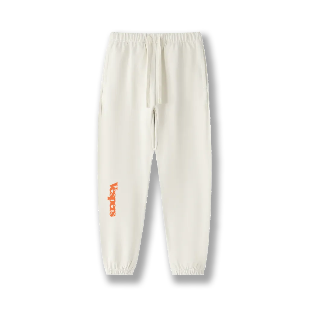 Heavyweight Cotton Sweatpants Apricot