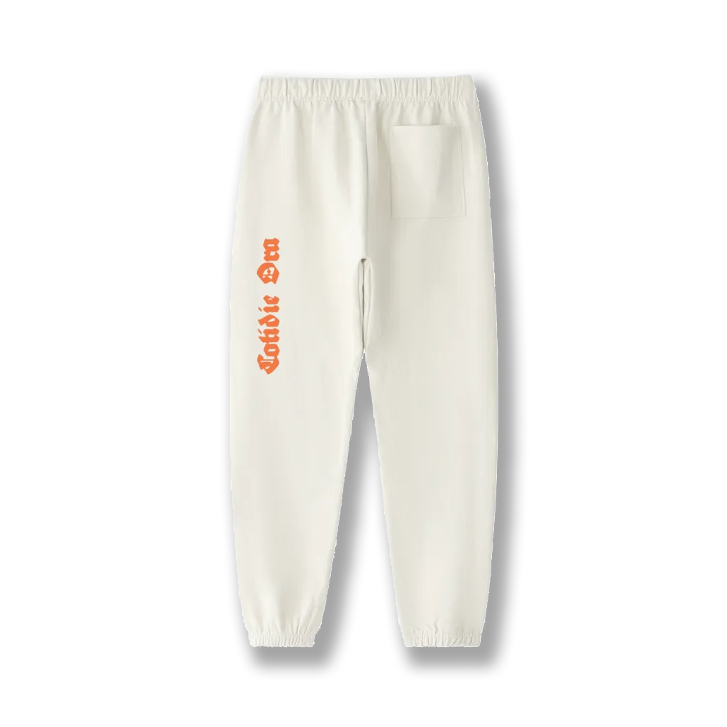 Heavyweight Cotton Sweatpants Apricot