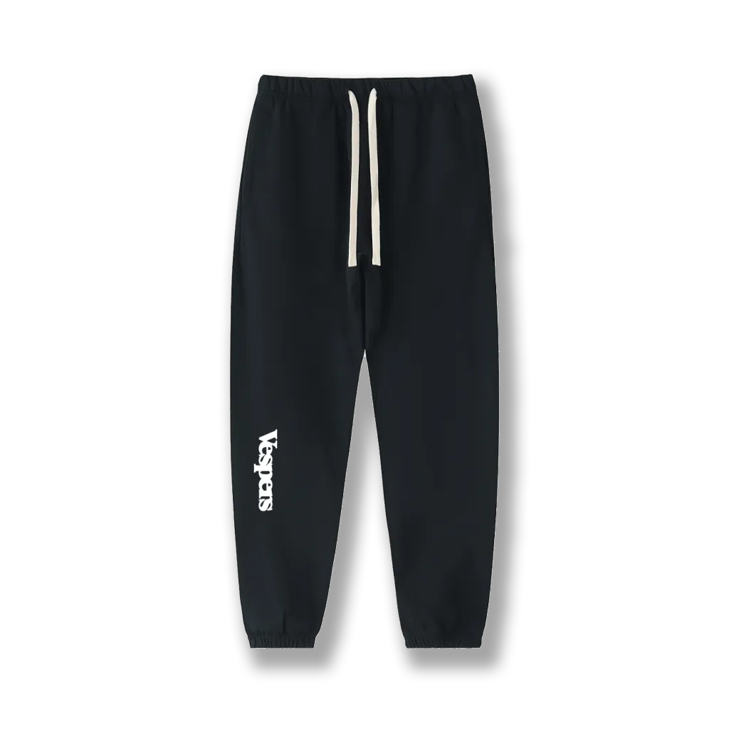 Heavyweight Cotton Sweatpants Black