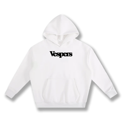 Heavyweight Boxy Fleece Hoodie White