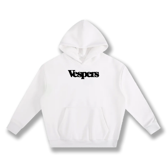 Heavyweight Boxy Fleece Hoodie White