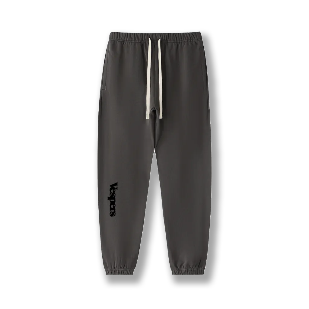 Heavyweight Cotton Sweatpants Dark Gray