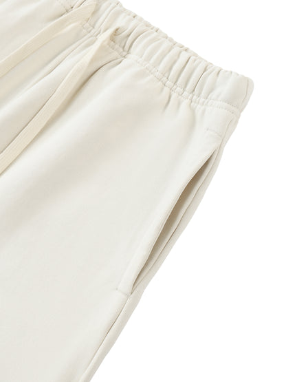 Heavyweight Cotton Sweatpants Apricot