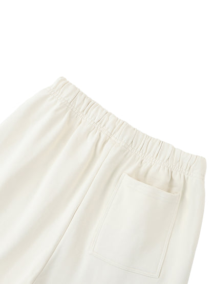 Heavyweight Cotton Sweatpants Apricot