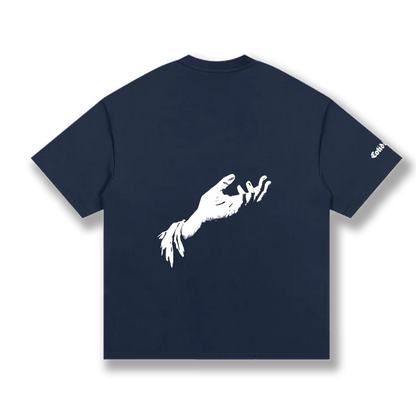 Heavyweight Cotton T-Shirt Navy