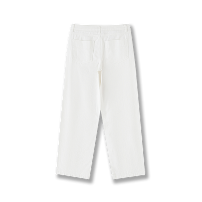 Heavyweight Cotton Straight-Leg Pants